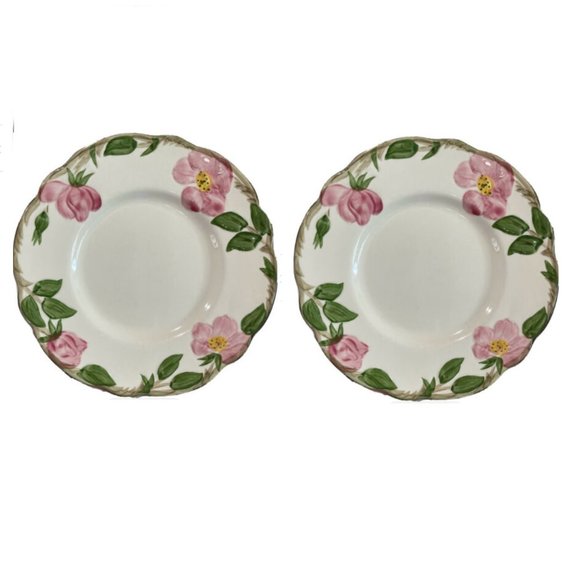 Franciscan Desert Rose 4 Saucers, 2 Bread Plates - Picture 2 of 4